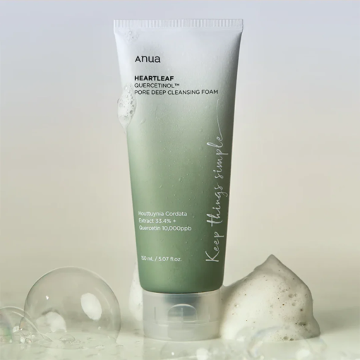 HEARTLEAF QUERCETINOL PORE DEEP CLEANSING FOAM 150ML - Imagen 3