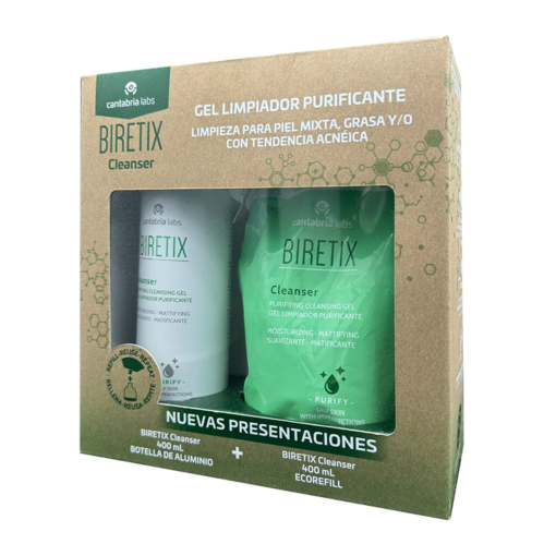 KIT-BIRETIX CLEANSER 400ML+BIRETIX CLEANSER REFILL 400ML - Imagen 2