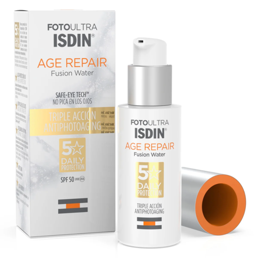 ISDIN SPF50 ULTRA AGE REPAIR WATER 50ML - Imagen 2