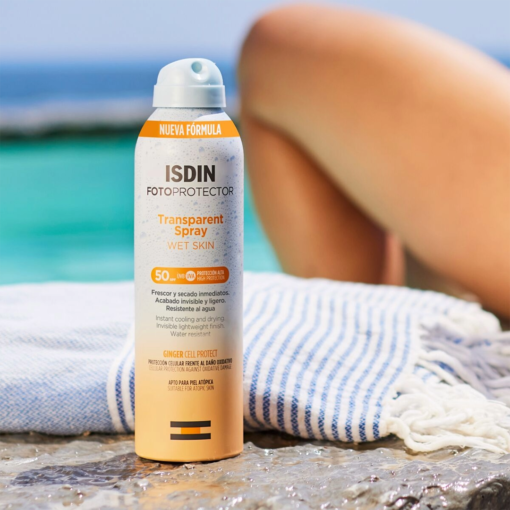 ISDIN 50+ WET SKIN SPRAY 250ML - Imagen 2